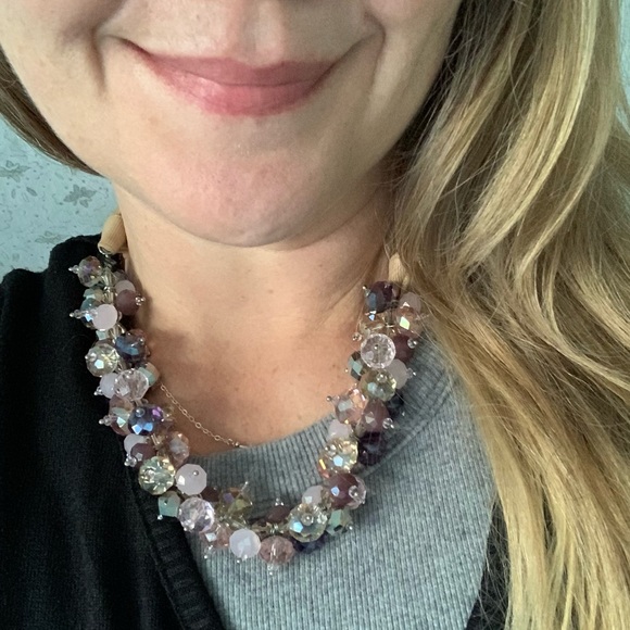 Ali-Khan NY purple beaded necklace - Picture 6 of 14